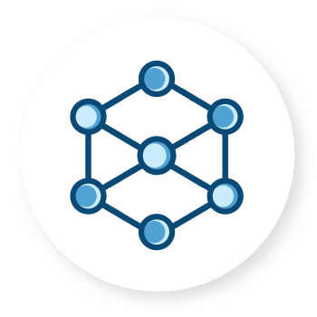 business continuity network icon